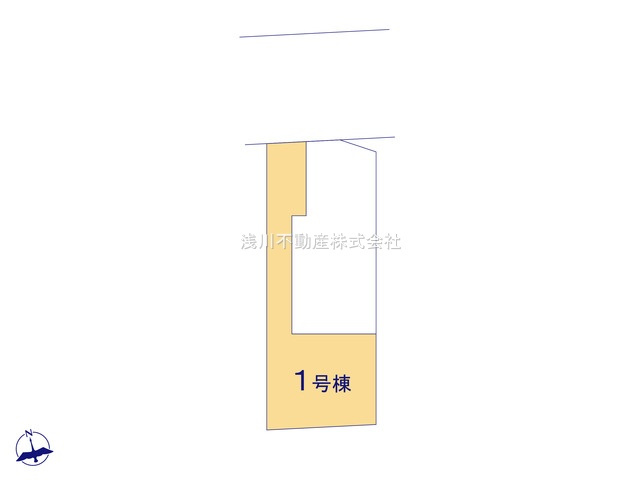 八王子市　大和田町　新築一戸建て　２５期の区画図|～全2区画の新築一戸建て～