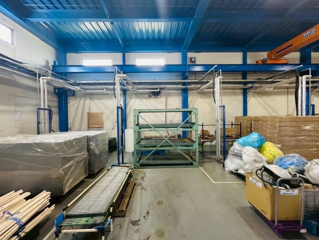 豊明市阿野町貸工場の内装