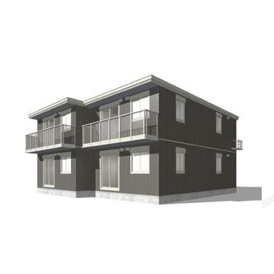 アグロスコート　B棟の外観パース