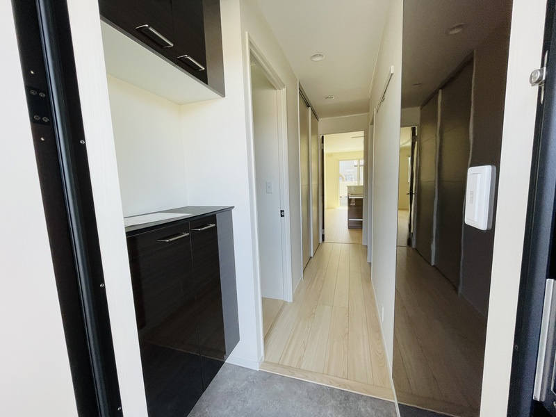 アグロスコート　B棟の玄関