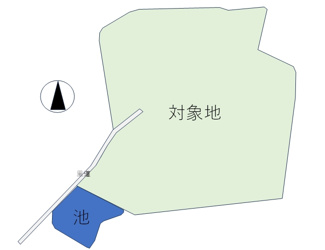 【区画図】 | 西脇市合山町　山林　4