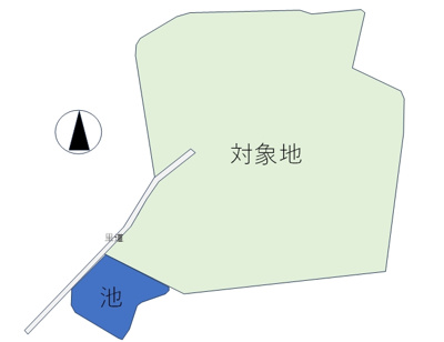 【区画図】 | 西脇市合山町　山林　4