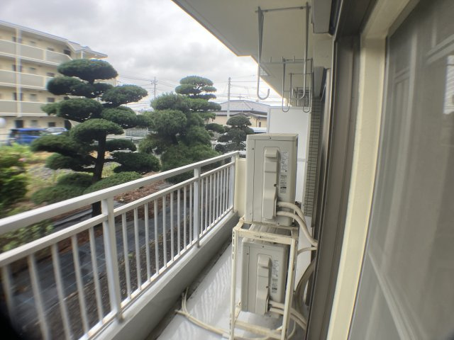 グリーンパークタニグチのバルコニー