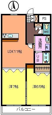 グリーンパークタニグチの間取り