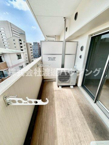 セレニテ江坂ルフレのバルコニー