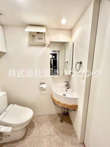 セレニテ江坂ルフレの洗面所