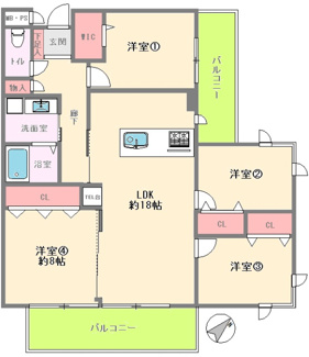 【間取り】 | 夙川レックスマンション