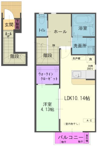 Bolas緑が丘Aの間取り