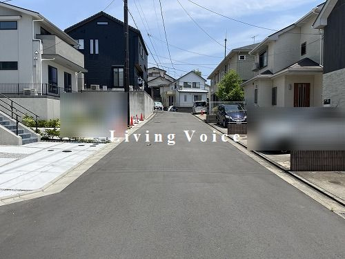 【仲介手数料０円】藤沢市並木台1丁目　新築一戸建て　3号棟　全7棟の前面道路含む現地写真|【仲介手数料０円】藤沢市並木台1丁目　新築一戸建て　全7棟