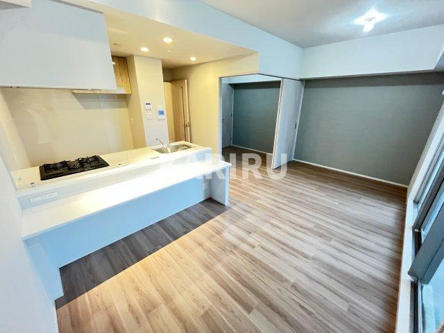 スプランディッド城東関目の居間・リビング|偶数階のカラーです