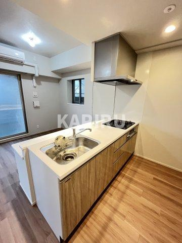 スプランディッド城東関目のキッチン|偶数階のカラーです