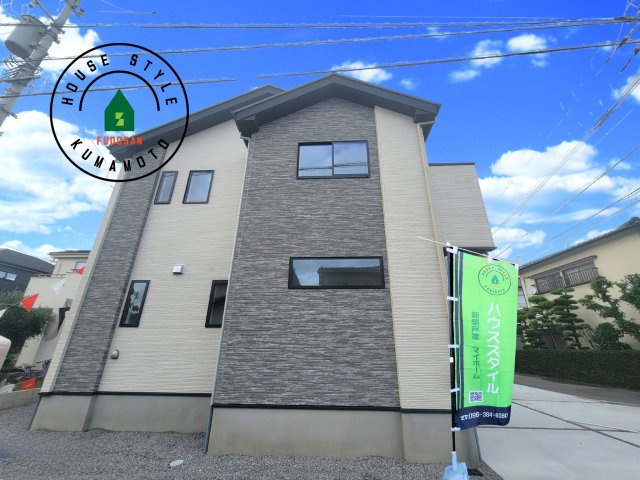 熊本市西区上代7丁目第1-2棟（2号棟）　の外観|デザイン性のある外観です。