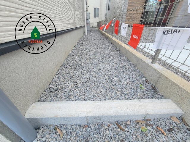 熊本市西区上代7丁目第1-2棟（2号棟）　の庭|お庭で自由な時間を過ごせます。