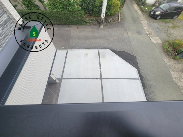 熊本市西区上代7丁目第1-2棟（2号棟）　の展望|窓から緑が見える物件も魅力的です。