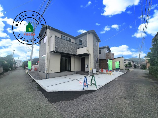 熊本市西区上代7丁目第1-2棟（2号棟）　の前面道路含む現地写真|見学の時間などお気軽にお問い合わせ下さい。