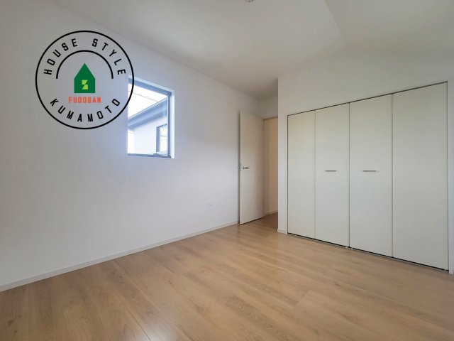 熊本市西区上代7丁目第1-2棟（2号棟）　の和室|将来的に、琉球畳を引きまして和室風にすることも可能です。