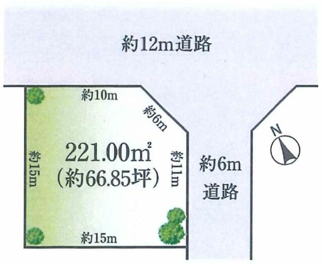 君津市北子安6丁目　土地（小学校まで徒歩8分）