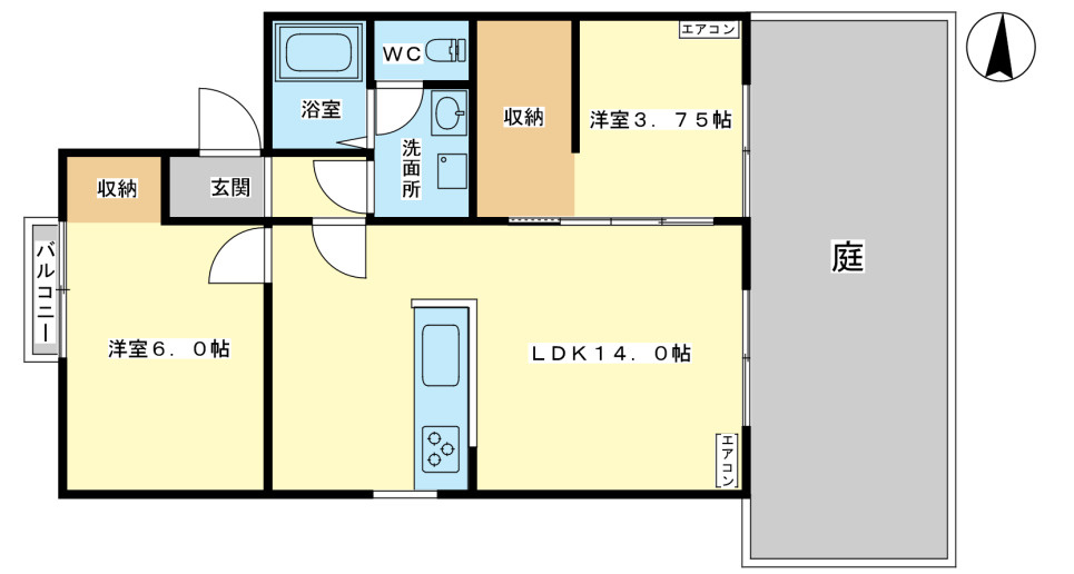 クレアの間取り