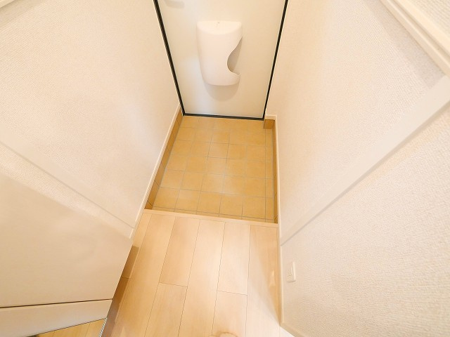 レジデンス・サツキⅠの玄関|ゆったりとした玄関です