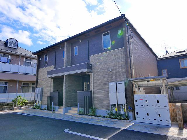 レジデンス・サツキⅠの外観|落ち着いた雰囲気の外観です