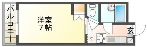 アレグリア久留米の間取り