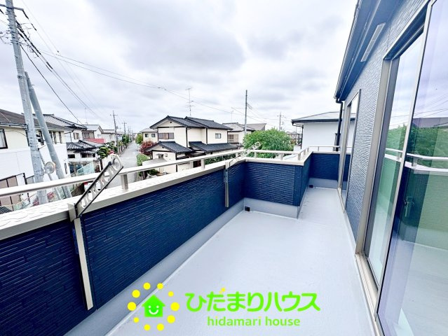 幸手市緑台２期　新築一戸建てのバルコニー