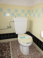 ゆったりとした空間のトイレです