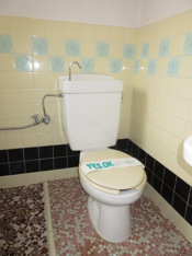ゆったりとした空間のトイレです