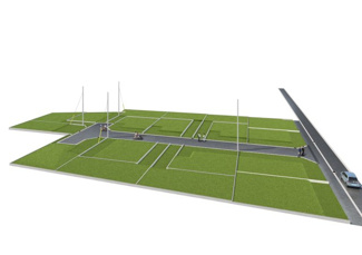 【外観パース】 | 弊社売主物件 武蔵村山市中央1丁目　売地　16号区【全18区画】