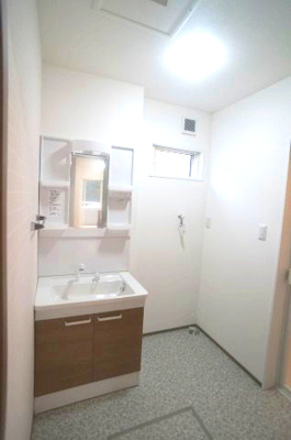 【洗面所】 | 第７セイホウ | 洗面台・お湯と水をきちんと使い分けられるエコシングル水栓