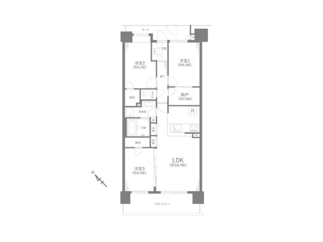 【間取り】 | コスモ・ザ・パークス清瀬の森　（保谷店） | 大切なペットと一緒に暮らせます（細則有）