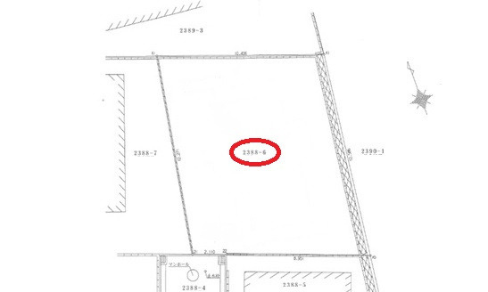廿日市市阿品２丁目の土地図