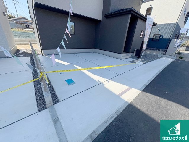 草津市下笠町　第24-1期　新築一戸建ての駐車場|駐車スペース！散水栓があるので、こまめに愛車を洗えます！