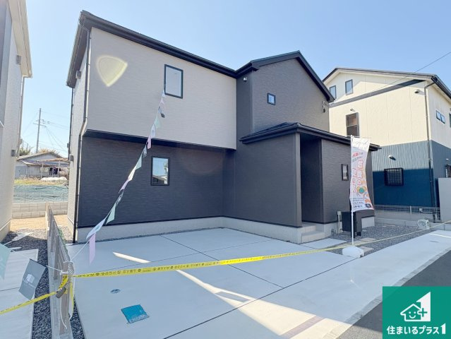 草津市下笠町　第24-1期　新築一戸建ての外観|安心の10年保証！外観を美しく保ち、雨水で汚れを落とします！気になることがありましたら、お気軽にお問い合わせください！