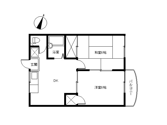 S0268R　グリーンガーデンの間取り