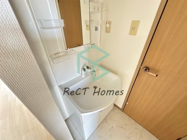 姫路市西庄のハイツの洗面所