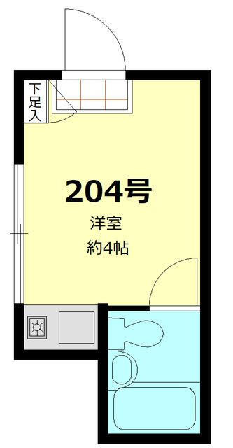 峰マンションの間取り