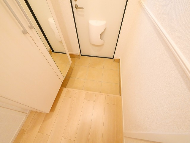 レジデンス・サツキⅡの玄関|きれいな玄関です