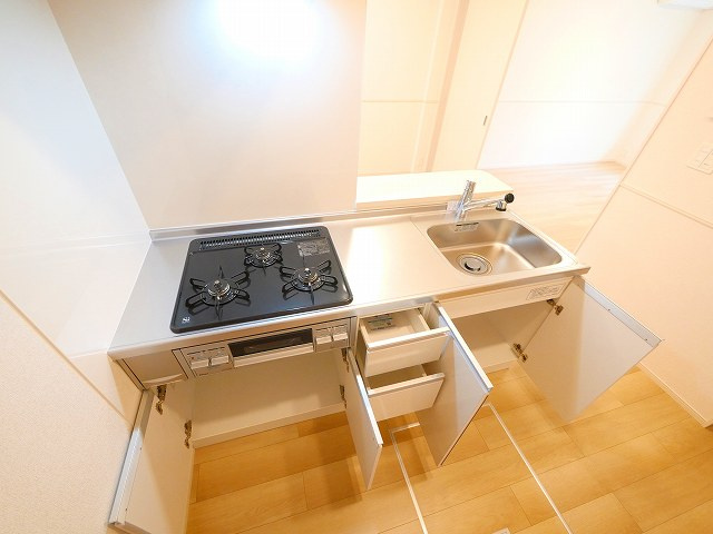 レジデンス・サツキⅡのキッチン|使いやすいキッチンです