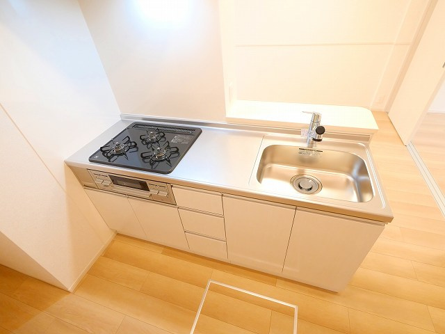 レジデンス・サツキⅡのキッチン|きれいなキッチンです