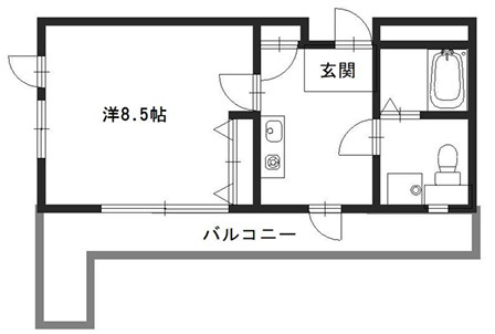 南駅前マンションの間取り