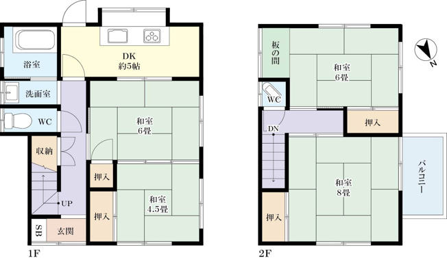 【間取り】 | 熱海市桜木町 戸建