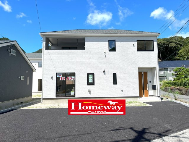 【外観】 | 大殿小学校に通える新築戸建　山口市天花２丁目　第２－５号棟　クレイドルガーデン　アーネストワン | かわいいお家になって誕生しました