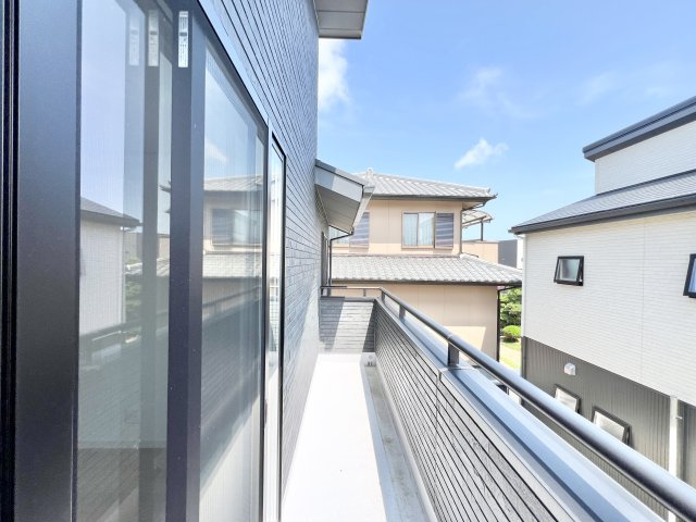 中央区東若林町　C棟のバルコニー|南面バルコニーで日当たり良好！