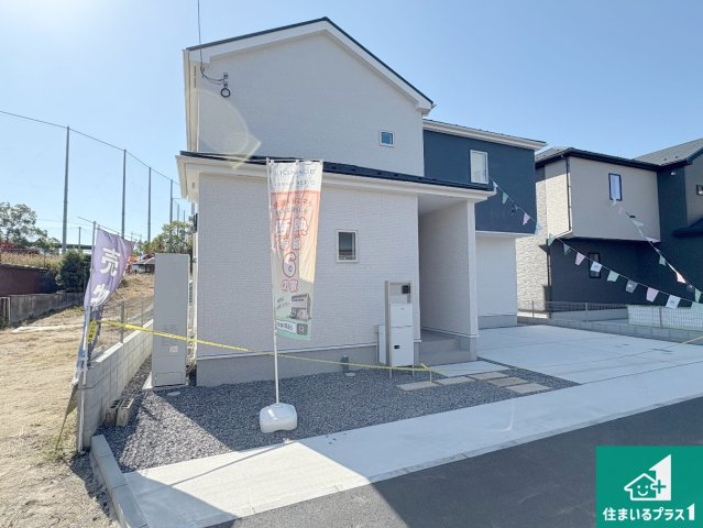 草津市下笠町　第24-1期　新築一戸建ての外観|お客様に長く安心して住んでいだだける事にこだわった家づくり！住んでからのアフターサービスにもしっかりと取り組んでいます！