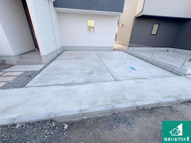 草津市下笠町　第24-1期　新築一戸建ての駐車場|駐車スペース！散水栓があるので、こまめに愛車を洗えます！