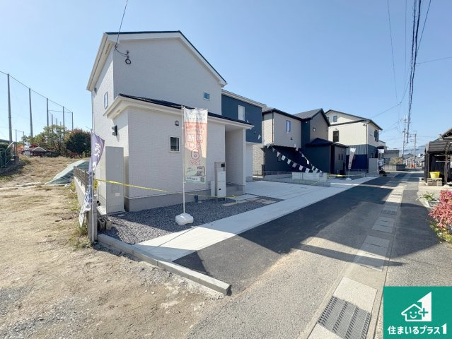 草津市下笠町　第24-1期　新築一戸建ての外観|お客様に長く安心して住んでいだだける事にこだわった家づくり！住んでからのアフターサービスにもしっかりと取り組んでいます！