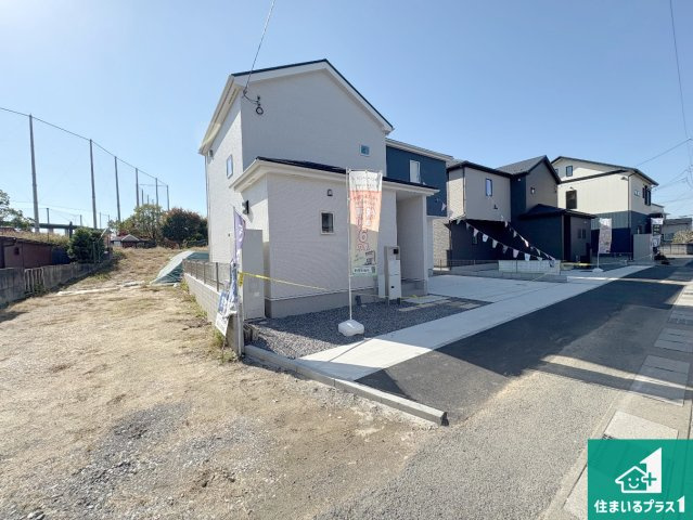 草津市下笠町　第24-1期　新築一戸建ての外観|お客様に長く安心して住んでいだだける事にこだわった家づくり！住んでからのアフターサービスにもしっかりと取り組んでいます！