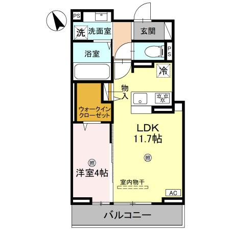 D-PLACE町坪の間取り