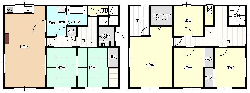 【No.7219】若葉台南6中古住宅/6SLDK/P3台以上の間取り